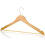 Neaties Natural and Safe Bamboo Wood Hangers Natural Finish, 12pk