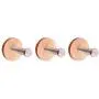 Wood Wall Mounted Clothes Hanger Single Robe Hat Towel Hooks Rack with Stainless Steel Hook 3" for Kitchen Bath Bedroom - 3 Pack Wood Wall Mounted Clothes Hanger Single Robe Hat Towel Hooks Rack with Stainless Steel Hook 3" for Kitchen Bath Bedroom - 3 Pack
