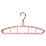 Hasde 11 Holes Clothes Hanger Organizer Rotatable Windproof Drying Racks Plastic Folding Wardrobe Storage Rack Hangers