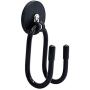 YYST Magnetic Hanger Magnetic Hook for Cowboy Hat, Hard hat, Cords,Tools,Bags,Towels, etc 2.5& Diameter Magnet - No Scratches to The Surface - W Style (1)