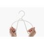 HongTeng Seamless Hanger Clothes Hanging Household Plastic Non-Slip Clothes Drying Clothes Support (Size : 20)