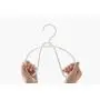 Nwn Seamless Hanger Clothes Hanging Household Plastic Non-Slip Clothes Drying Clothes Support (Size : 40)