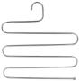 5pc Stainless Steel Pants Trousers Hanger Clothes Rack Closet Decoration