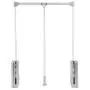 AYNEFY Wardrobe Lift, Width Adjustable Pull Down Closet Rod Space Saving Wardrobe Clothes Hanging Rail for Hanging Clothes(23.62-33.86inch) AYNEFY Wardrobe Lift, Width Adjustable Pull Down Closet Rod Space Saving Wardrobe Clothes Hanging Rail for Hanging Clothes(23.62-33.86inch)