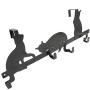 Evelots Over Door Hook/Hanger-Cat/Kitty-Coat/Towel/Purse-4 Iron Hooks-17 Inches