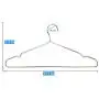 CFZC Hangers 40 Pack Metal Hangers Strong Wire Stainless Steel Hangers with Clothes Pins, Magic Hanger, Save Space for Wardrobe - 4mm Diameter 17.7 Inch CFZC Hangers 40 Pack Metal Hangers Strong Wire Stainless Steel Hangers with Clothes Pins, Magic Hanger, Save Space for Wardrobe - 4mm Diameter 17.7 Inch