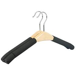 Inveroo 5pcs/Set Durable Sponge Wood Clothes Hanger Shelf Household Shops Laundry Holder Clothes Hanging Rack Men Female Type