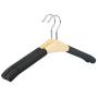 Inveroo 5pcs/Set Durable Sponge Wood Clothes Hanger Shelf Household Shops Laundry Holder Clothes Hanging Rack Men Female Type