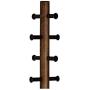Ymjdmb Coat Rack Hat Stand Free Standing Display Hall Tree Wood Clothes Hangers Garment Storage Holder with 10 Hooks H182cmW40cm (Color : A)