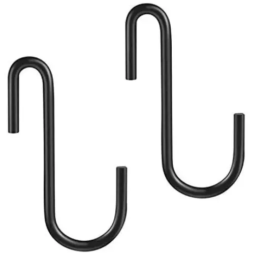 YourGift 30 Pack Heavy Duty S Hooks Black S Shaped Hooks Hanging Hangers Hooks for Kitchen, Bathroom, Bedroom and Office: Pan, Pot, Coat, Bag, Plants(30 Pack/Black/Small) YourGift 30 Pack Heavy Duty S Hooks Black S Shaped Hooks Hanging Hangers Hooks for Kitchen, Bathroom, Bedroom and Office: Pan, Pot, Coat, Bag, Plants(30 Pack/Black/Small)