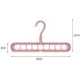 10pcs Random Color 9-Hole Super Saving Space Rotating Multifunction Magic Hanger Plastic Towel Hanger Closet Racks Hangers for Clothes 10pcs Random Color 9-Hole Super Saving Space Rotating Multifunction Magic Hanger Plastic Towel Hanger Closet Racks Hangers for Clothes