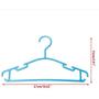 20pcs Random Color Non Slip Plastic Kids Plastic Coat Hangers Child Baby Clothes Stands Multi Color