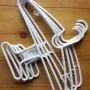 4-pack of durable white Airplane shaped plastic hangers, organize clothes, shirt, pants, tie, belt, scarf etc. Perfect for pilots and airplane lovers! 4-pack of durable white Airplane shaped plastic hangers, organize clothes, shirt, pants, tie, belt, scarf etc. Perfect for pilots and airplane lovers!
