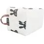 BOOHIT Rectangular Storage Bin,Waterproof Coating Storage Baskets,Collapsible Toy Storage Bins with Handles,Shelf Organizer Bin,Toy Box（Rabbit