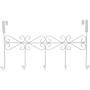 CapsA Over Door Hooks 5 Hooks Rack Decorative Organizer Hooks for Clothes Coat Hat Belt Towels Stylish Over Door Hanger for Home or Office Use