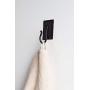 Wrought Iron Coat Rack Hooks | 3 Black Handmade Double-Plated Hangers for Coat, Hat, Cloths, Towels | Spacy Home RTZEN Décor | Wall Mounted