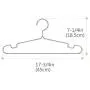 poeland 1kuan Clothes Hangers 304 Stainless Steel Standard High-end Suit Hangers 17.7 Inch 5 Pack poeland 1kuan Clothes Hangers 304 Stainless Steel Standard High-end Suit Hangers 17.7 Inch 5 Pack
