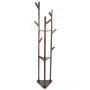 Jimfoty Coat Rack, Multi-Layer Coat Racks Free Standing Coat Tree Hat Hanger Holder Cloth Shelf for Home Bedroom Hallway(Natural Color)