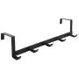 Retrofish Over The Door 5 Hook - Wall Mounted Clothes Organizer - Wardrobe Clothes Hangers Rack Umbrella Door Hook Iron Retrofish Over The Door 5 Hook - Wall Mounted Clothes Organizer - Wardrobe Clothes Hangers Rack Umbrella Door Hook Iron