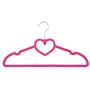 10pcs Premium Heart Shaped Slim Velvet Hangers, Suit Haner, Clothes Hanger