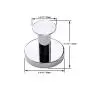 QOGRISUN 2 Pcs Coat Hook Wall Mounted Single Coat Hanger Towel/Robe Clothes Hook SUS 304 Stainless Steel for Bath Kitchen Bedroom Garage Outdoor Heavy Duty Contemporary Round Style,Polished Chrome QOGRISUN 2 Pcs Coat Hook Wall Mounted Single Coat Hanger Towel/Robe Clothes Hook SUS 304 Stainless Steel for Bath Kitchen Bedroom Garage Outdoor Heavy Duty Contemporary Round Style,Polished Chrome