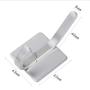 ON-FIX - Heavy Duty Adhesive Wall Hooks Stainless Steel Waterproof Hanger Hooks for Towel Clothes Keys - Bathroom Kitchen Storeroom - Pack of (4)