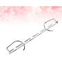 TOPBATHY 2pcs Magic Hanger Foldable Metal Straight Shape Space Saving Wonder Clothes Hangers Closet Organizer Hanger for Home Room Outdoor