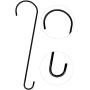 Dreecy 4 Pack 24 Inch Tree Branch Hook, Extra Large Tree Branch s Hooks Bird Feeder Hook for Tree, Metal Garden Tree Hooks for Hanging Bird Feeders, Baskets,Plants, Lanterns and Ornaments (Black) Dreecy 4 Pack 24 Inch Tree Branch Hook, Extra Large Tree Branch s Hooks Bird Feeder Hook for Tree, Metal Garden Tree Hooks for Hanging Bird Feeders, Baskets,Plants, Lanterns and Ornaments (Black)