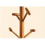 XQY Drying Rack Hangers Solid Wood Floorstanding Hangers Assembly Clothes Rack Living Room Bedroom Simple Modern Clothes Rack