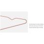 KOOBAY Top 17" Rose Copper Gold Shiny Steel Wire Clothes Hanger Non Slip Shoulders for Shirts ,Coat ,Slacks Storage & Display (60)
