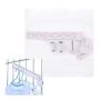 HJYPYJ Magic Hanger,Wall-Mounted PP Folding Hanger,Easy Installation Organizer Space-Saving Hanger,Bearing 5Kg Durable/White / 1 pcs