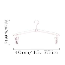 HJYPYJ Magic Hanger,Travel Portable Pp Folding Hanger,Space-Saving Organizer Hangers,for Balcony,Wardrobe Durable/Blue / 10 pcs