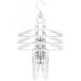 2pcs Multifunctional 360 Degree Rotation Multifunctional Foldable Sace Saving Wardrobe Clothes Hanger Decoration