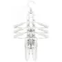 2pcs Multifunctional 360 Degree Rotation Multifunctional Foldable Sace Saving Wardrobe Clothes Hanger Decoration