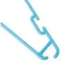 Non Slip Plastic Kids Plastic Coat Hangers Child Baby Clothes Stands Multi Color 10pcs Random Color