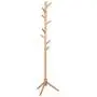 Y.H.Valuable Coat Racks Coat Stand Clothes Rack Wood Floor Finish Entryway Standing Coat Rack Hall Tree Hat Hanger Holder for Jacket Clothes Entryway Furniture