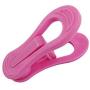 Kadiss Hanger Clips 30 Pack, Multi-Purpose Hanger Clips for Hangers, Hot Pink Finger Clips for Plastic Clothes Hangers, Pants Hangers Clips