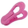 Kadiss Hanger Clips 30 Pack, Multi-Purpose Hanger Clips for Hangers, Hot Pink Finger Clips for Plastic Clothes Hangers, Pants Hangers Clips