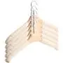 10PCS Durable Solid Wood Clothes Hanger Sponge Household Shops Laundry Holder Random Color 10PCS Durable Solid Wood Clothes Hanger Sponge Household Shops Laundry Holder Random Color