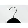 10 Pieces Luxury Black Wooden Hanger for Clothes Blouse Shirts Decoration, 38 cm Length