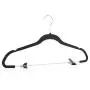 Raymond Waites Ultra-Thin Non-Slip Velvet Clothing Hangers with Clips, Flocked & Durable, Closet Space Saving, for Garments, Suits, Dresses, Pants, Shirts, Coats, 6 Pack (Black) Raymond Waites Ultra-Thin Non-Slip Velvet Clothing Hangers with Clips, Flocked & Durable, Closet Space Saving, for Garments, Suits, Dresses, Pants, Shirts, Coats, 6 Pack (Black)