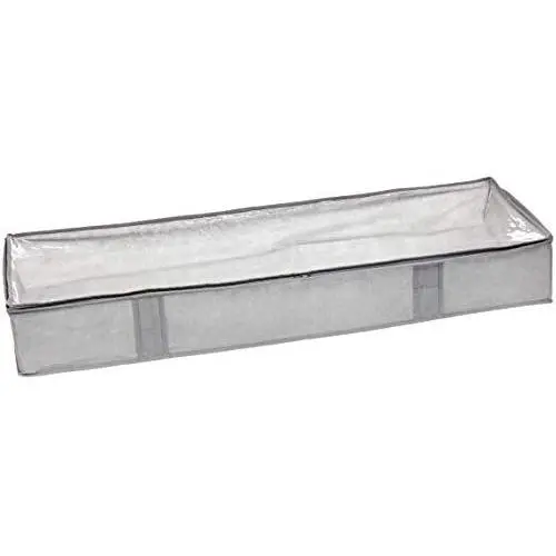 AmazonBasics Under Bed Storage Containers with Zipper, 2-Pack AmazonBasics Under Bed Storage Containers with Zipper, 2-Pack