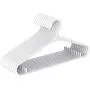 KYCPTNFJ 10PCS White Wide Shoulder Cloth Hanger PP Clothing & Wardrobe Storage Hangers Hanging Holder KYCPTNFJ 10PCS White Wide Shoulder Cloth Hanger PP Clothing & Wardrobe Storage Hangers Hanging Holder