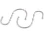 uxcell Stainless Steel S Shaped Pot Pan Clothes Storage Hanger Hook 10 Pcs Silver Tone