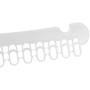 Fdit1 5pcs Multifunctional Hanger Laundry Drying Rack Clothes Hanger for Drying Socks Towels ABS Material(3#)