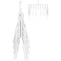 JJMG New Collapsible Innovative Folding Clothes Hanger, Practical, Save Spacer ? Magic Wardrobe Organizer, Easy to Use, Durable and Non-Slipping Foldable Hanger