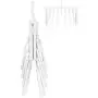 JJMG Collapsible Innovative Folding Clothes Hanger, Practical, Save Spacer ? Magic Wardrobe Organizer, Easy to Use, Durable and Non-Slipping Foldable Hanger Pack of 2