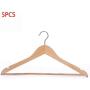 5 Pcs Wooden Adult Clothes Hangers for Jeans Pants Coat Hanger Home Storage Holder Dress Long Racks