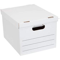 AmazonBasics Basic Duty Storage/Filing Boxes with Lift-Off Lid - Legal/Letter Size, 20-Pack