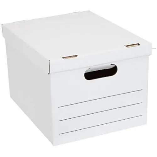 AmazonBasics Basic Duty Storage/Filing Boxes with Lift-Off Lid - Legal/Letter Size, 20-Pack AmazonBasics Basic Duty Storage/Filing Boxes with Lift-Off Lid - Legal/Letter Size, 20-Pack